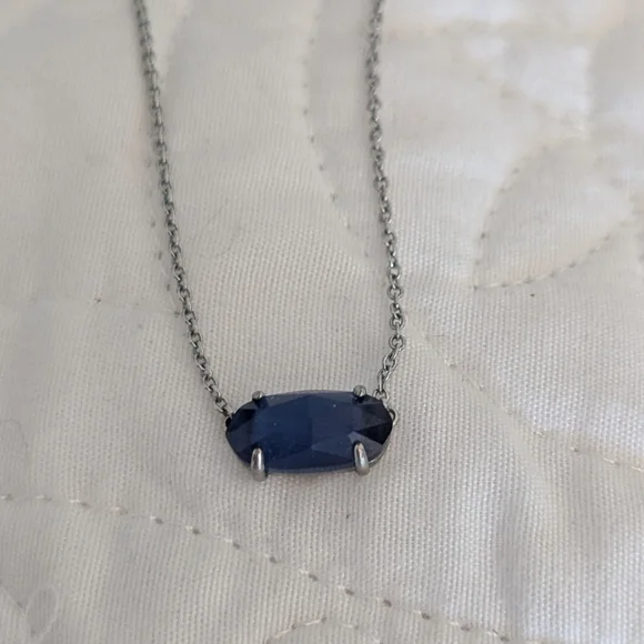 Kendra Scott Blue Stone Necklace - Picture 2 of 5